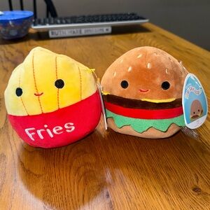 Squishmallow bundle burger and fries